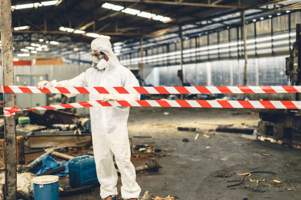 Professional Infectious Disease Decontamination technician working in Fayetteville, GA